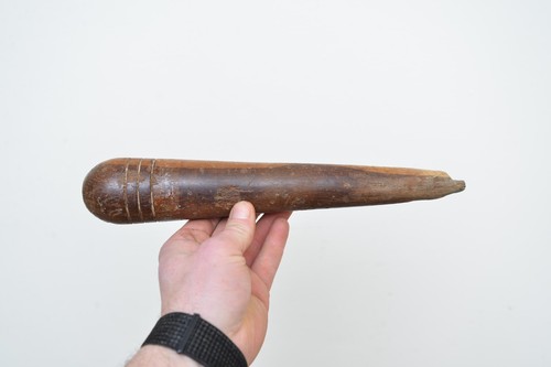 Vintage old wooden fishermans - old,