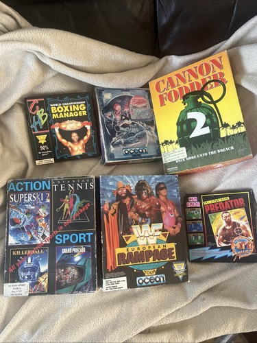 Amiga faulty boxed - 6, games