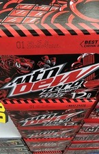 Brand New Mountain Dew Code Red Zero Sugar 12 Pack Sealed Rare*