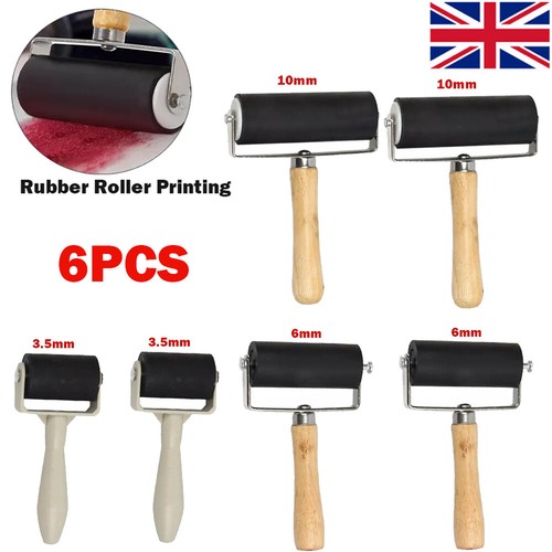 6pc hard rubber - 6pc, roller