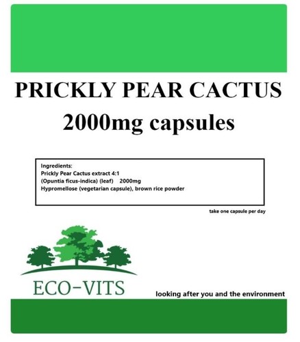 Prickly pear cactus 2000mg - cactus,