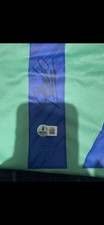 Signed Pedro FC Barcelona Away football shirt 17 with Beckett authorisation 