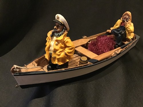 Handmade wooden rowing boat - rowing,