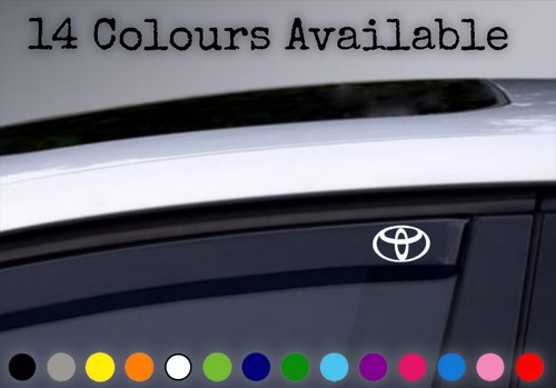 Toyota logo wind deflector - x4,