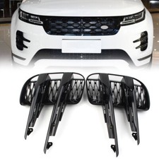 Pair Black Front Bumper Grille For Land Rover Range Rover Evoque 2019+ LR114729