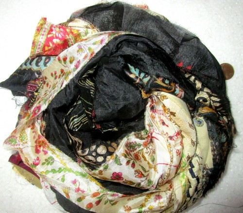 Yards recycled art silk - recycled,