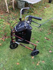 Drive Lightweight Aluminium Tri Walker 3 Wheel Rollator Mobility Walking Aid