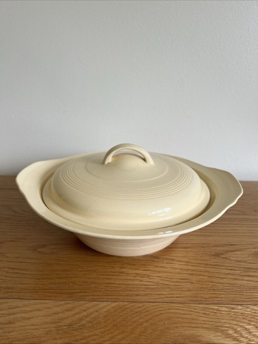 Vintage woods ware yellow - vintage,