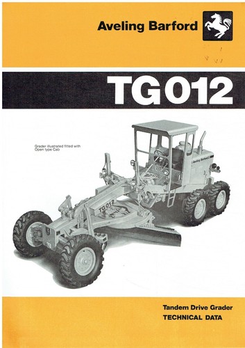 Aveling barford tg012 tandem - barford,