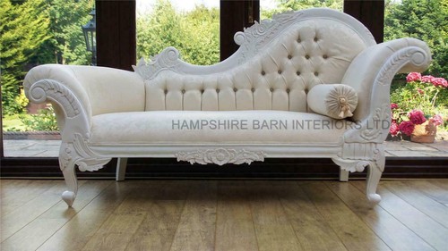 Ornate chaise longue - chaise, antique
