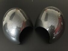 CARBON WING MIRROR COVERS FITS MK1 MINI COOPER S ONE CONVERTIBLE R50 R52 R53