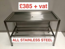 SAUSAGE TABLE ALL STAINLESS