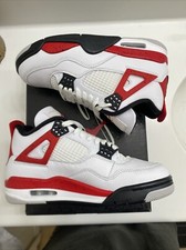 Nike Air Jordan IV 4 Retro Red Cement White DH6927-161 Men's