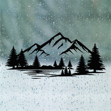 XL MOUNTAINS MOTORHOME CAMPER VAN CARAVAN / STICKERS / DECAL / GRAPHIC - 050