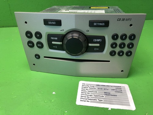 Vauxhall corsa radio - corsa, d