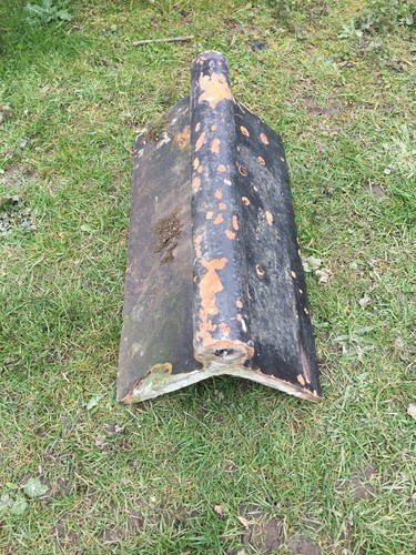 Ridge roof tiles reclaimed - roof,