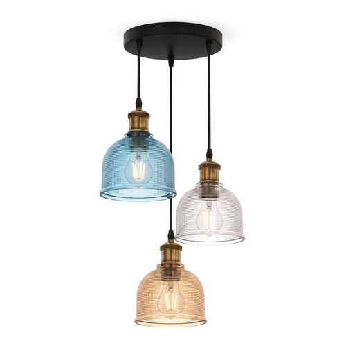 Way hanging glass pendant - 3,