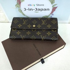 Louis Vuitton LV Monogram Portefeuil  Long Wallet PVC Leather w/Box made France