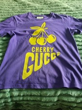 Cherry Gucci T Shirt Mens 40 Inch Chest Medium To Large V.g.c  