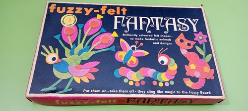 Fuzzy felt fantasy - fuzzy-felt, vintage