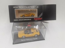 ferrari testarossa spyder jaune herpa 1/43 neuf .