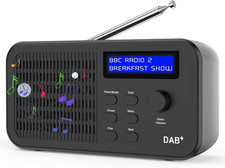 Portable DAB+ FM Radio with