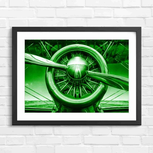 Vintage airplane engine - vintage,