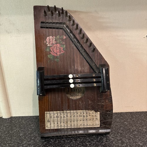 Vintage german auto harp - vintage,