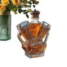 V-twin Engine Whiskey Bottle