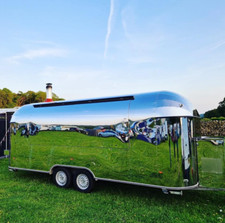 Christmas Market Ready ! Airstream Style Wood Fired Pizza Trailer 19 ft NO VAT!