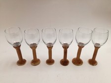 Set of 6 Rustic Wine Glasses