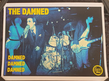 Legendary Punk icons The Damned reprint poster for their association with Stiff