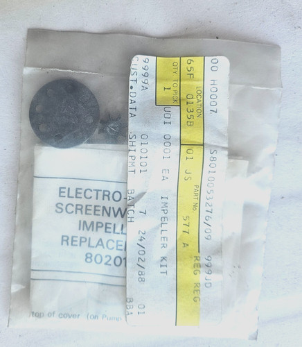 Impellor kit for trico screen - kit,