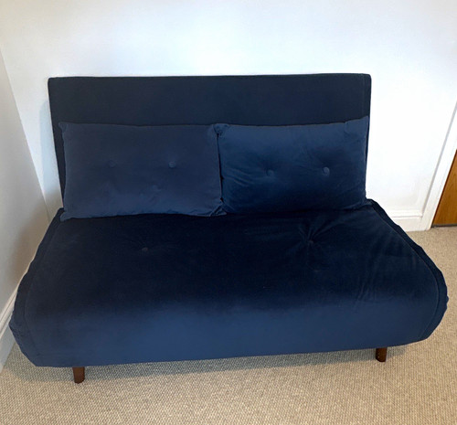 Blue velvet haru seater - seater, sofa