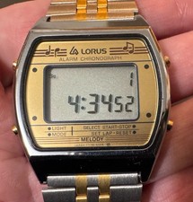 Vintage Lorus Seiko Melody LCD