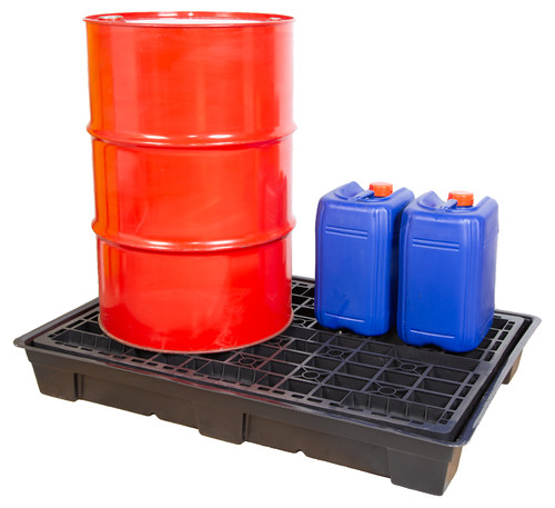 Recycled plastic spill pallet - plastic,