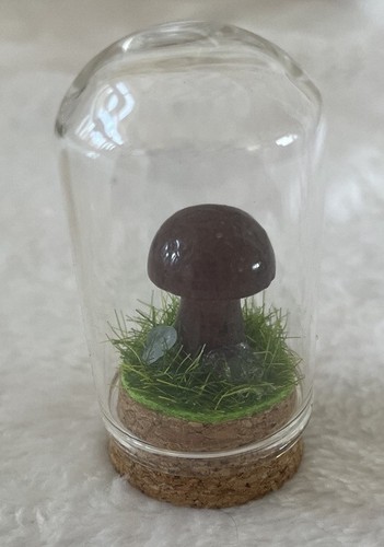 Mini crystal mushroom glass - crystal,