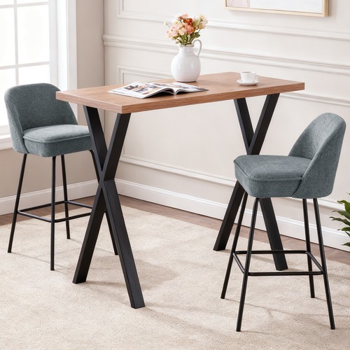 Marble effect bar table - marble, 2