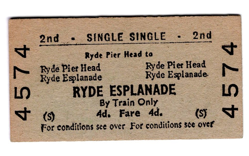 Railway ticket ryde - b.r.b.:,