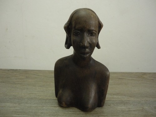 African dark wood hand carved - dark,
