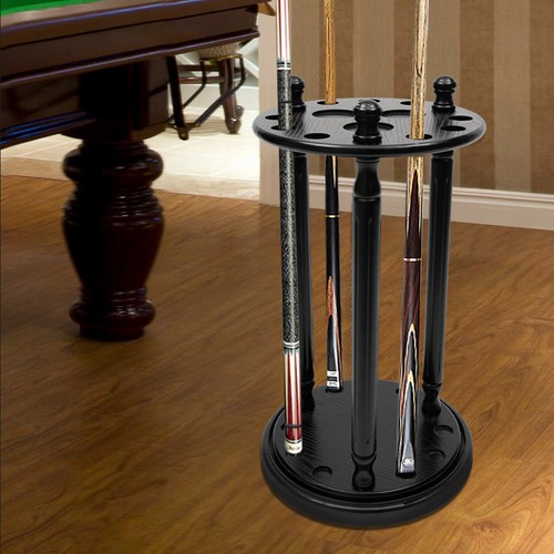 Holes wooden pool - cue, rack