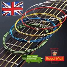 ACOUSTIC GUITAR STRINGS ✅SET OF 6 STEEL COLOUR STRINGS ✅GREAT FOR BEGINNERS
