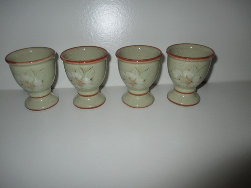 Denby daybreak eggcups - 4, x