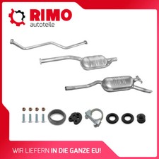 Mercedes W124 200 diesel (1985-1993) without cat exhaust system with mounting kit