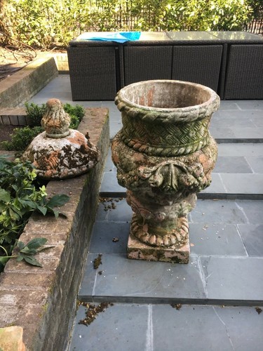 Large terracotta planter - terracotta, and