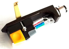 Toshiba Turntable Upgrade, Nagaoka MP-110 Cartridge + Ebony Headshell