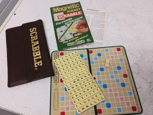 Magnetic pocket scrabble game - pocket,