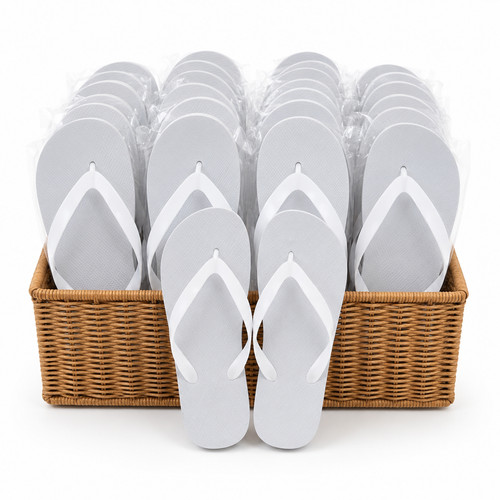 Bulk white wedding - flip, flops