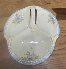 Vintage Newhall Pottery Hors D'Oeuvres Dish, Very Unusual