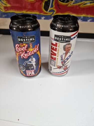 Evel knievel tins from the